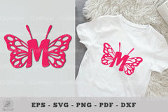 Butterfly Alphabet Letter M Clipart Bundle - CraftNest - Digital Crafting and Art