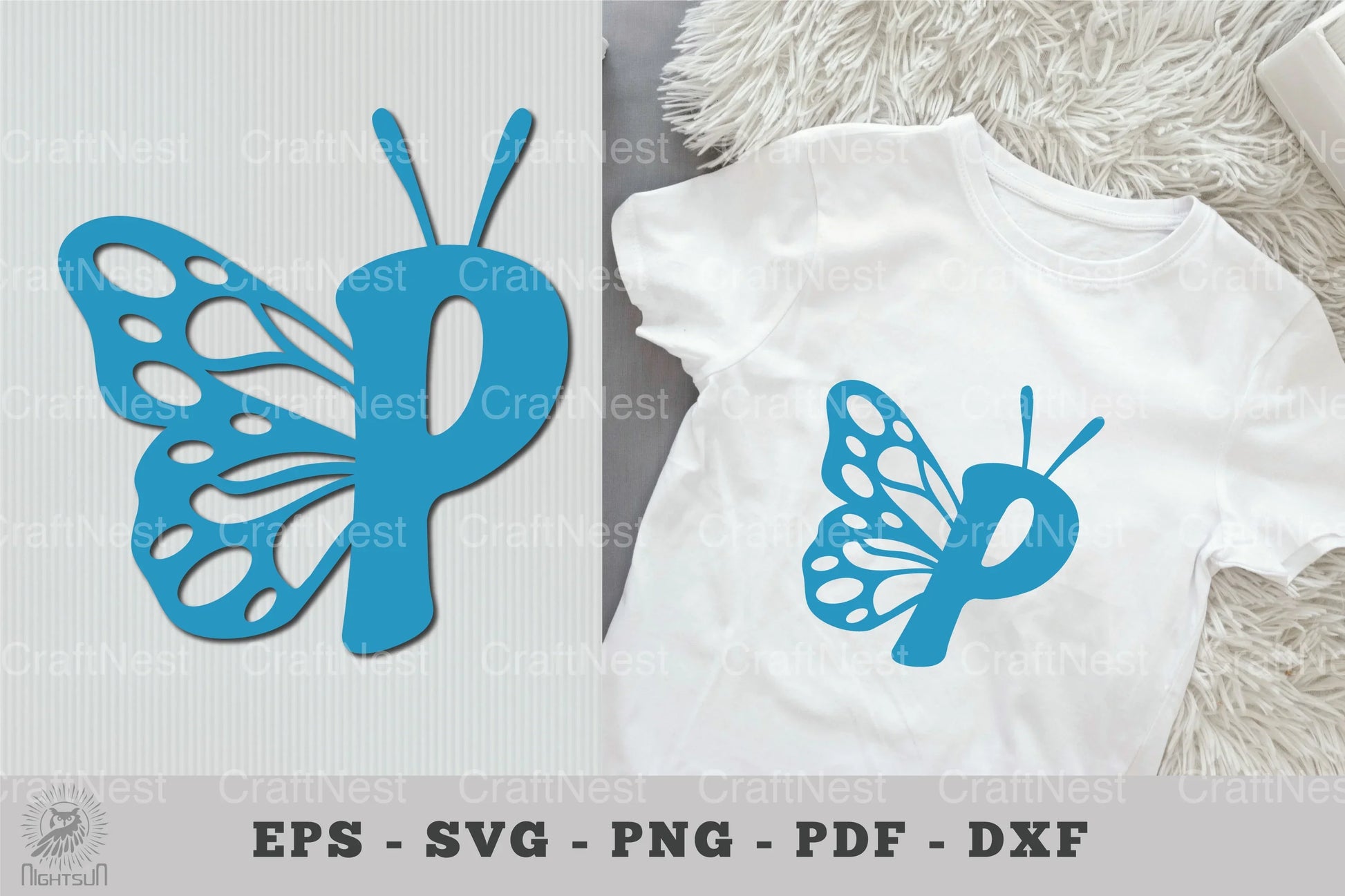 Butterfly Alphabet Letter P Clipart Bundle - CraftNest - Digital Crafting and Art