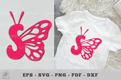Butterfly Alphabet Letter S Clipart Bundle - CraftNest - Digital Crafting and Art