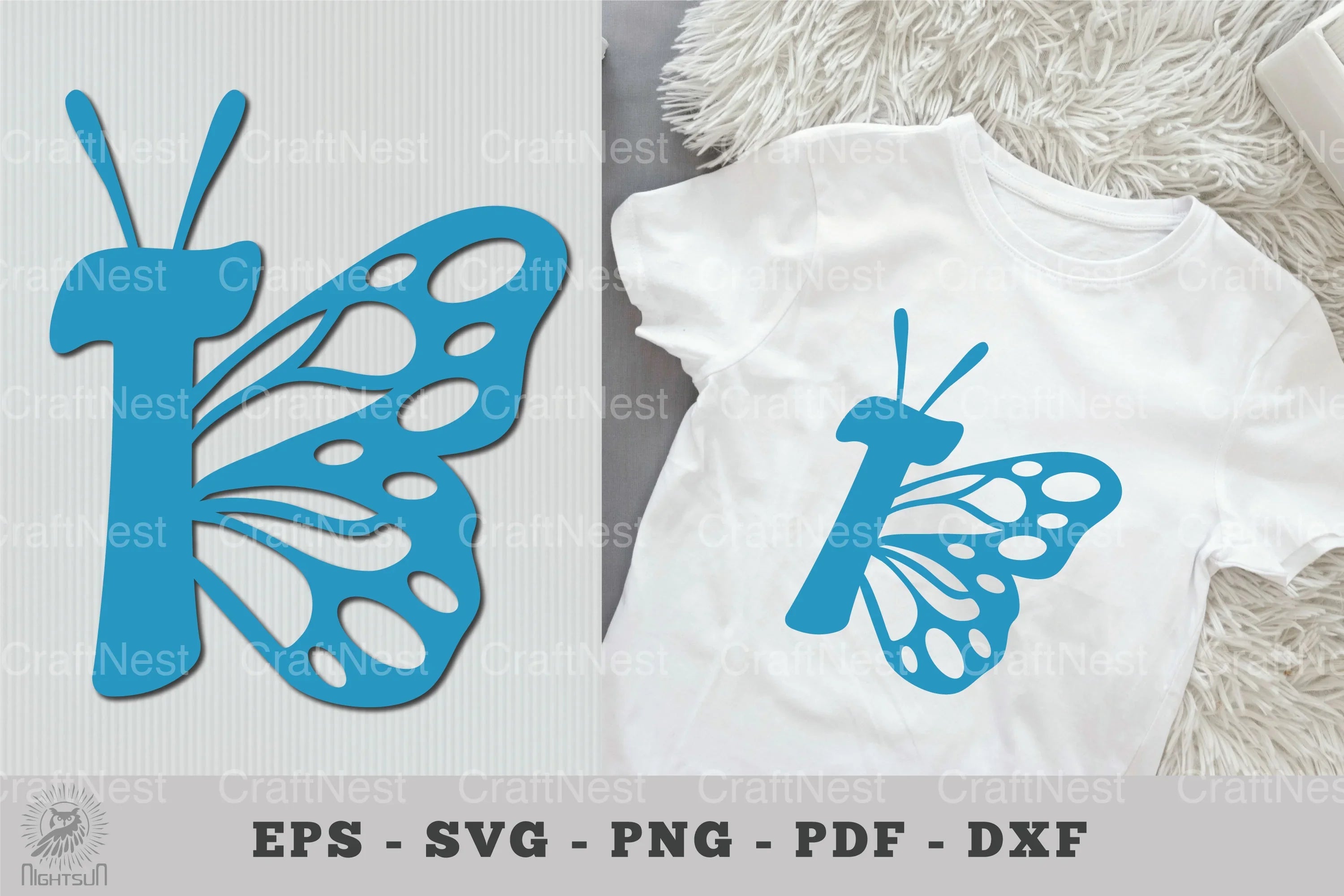 Butterfly Alphabet Letter T Clipart Bundle - CraftNest - Digital Crafting and Art