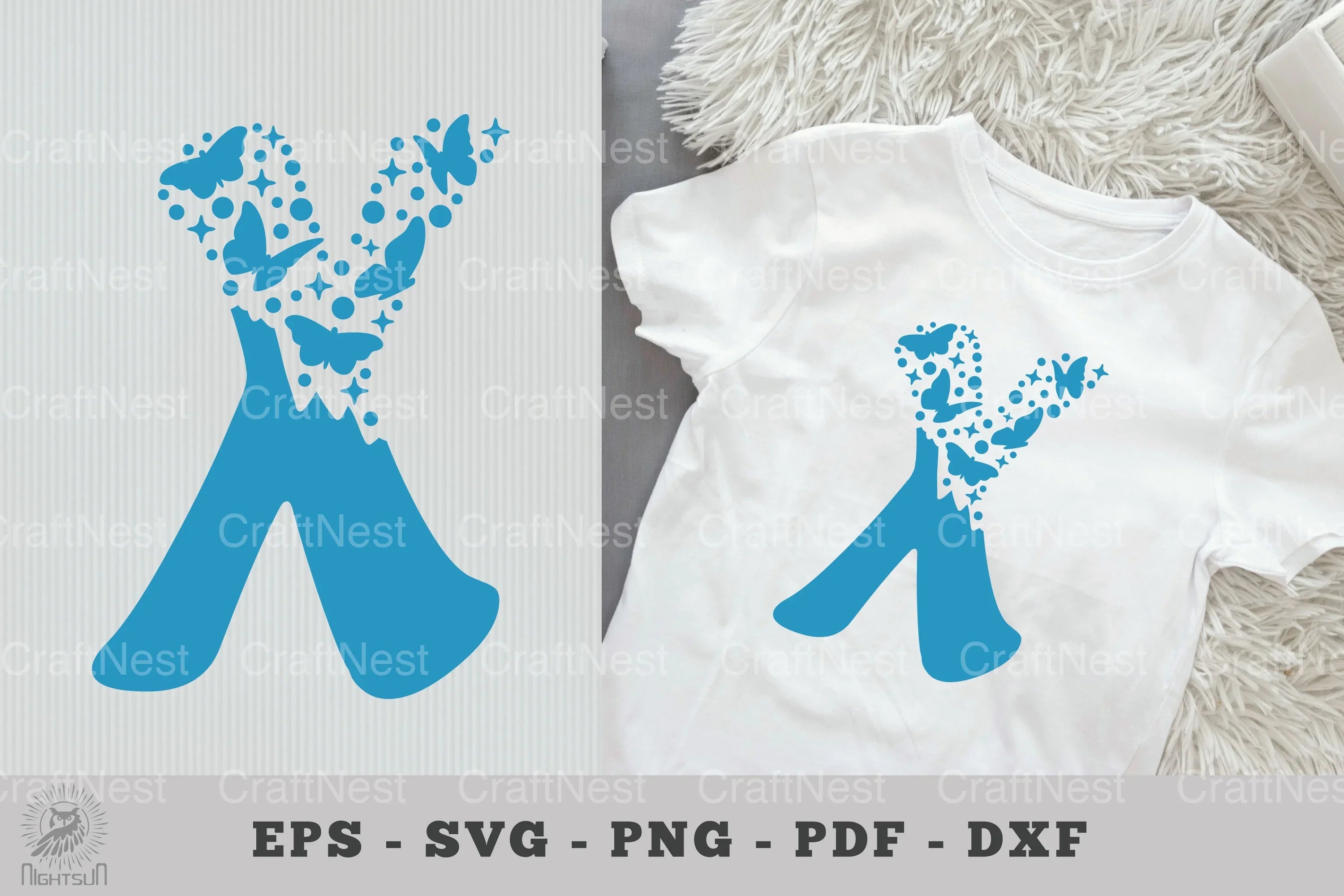Butterfly Alphabet Letter X Clipart Bundle - CraftNest - Digital Crafting and Art