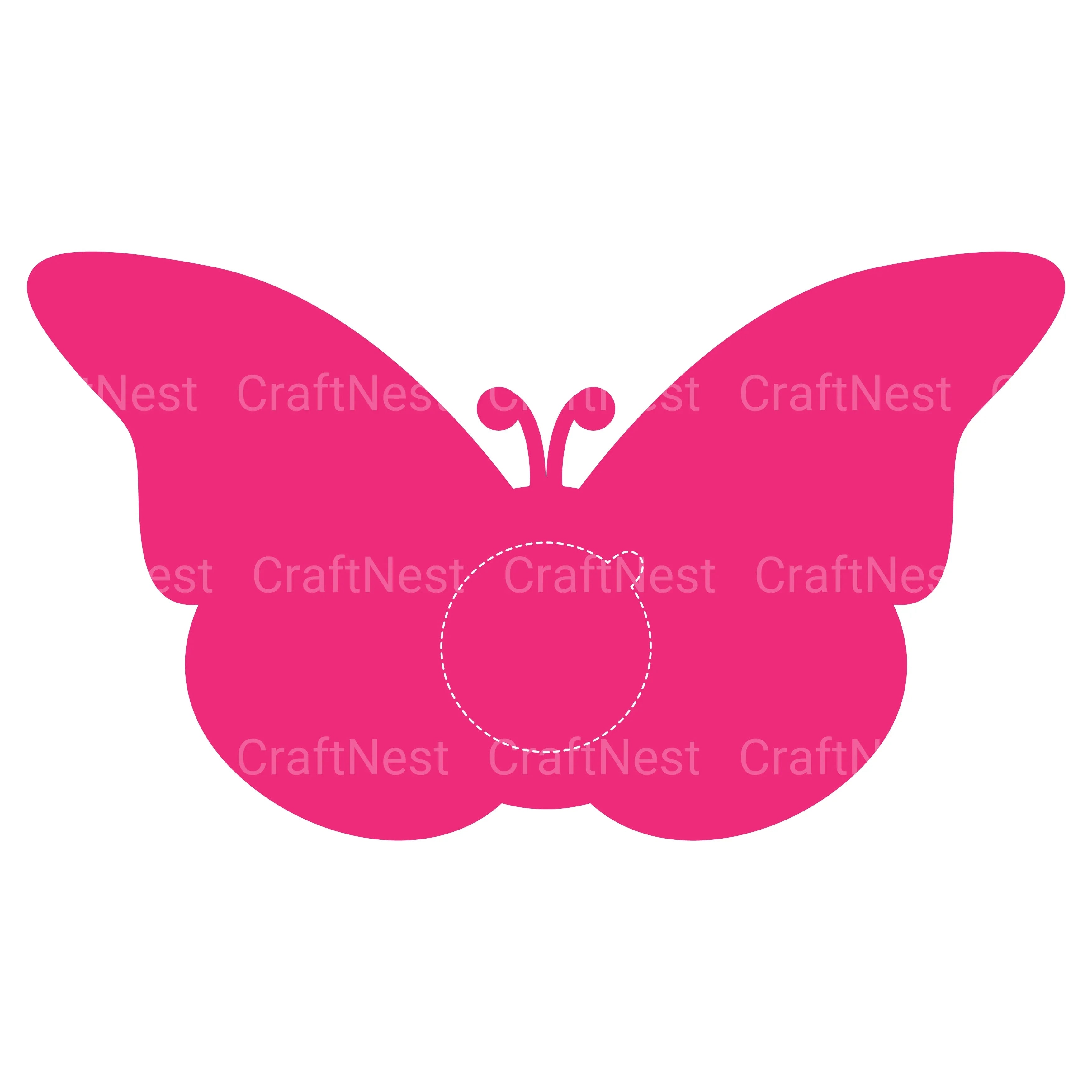 Butterfly Candy Holder SVG Bundle Clipart - CraftNest - Digital Crafting and Art