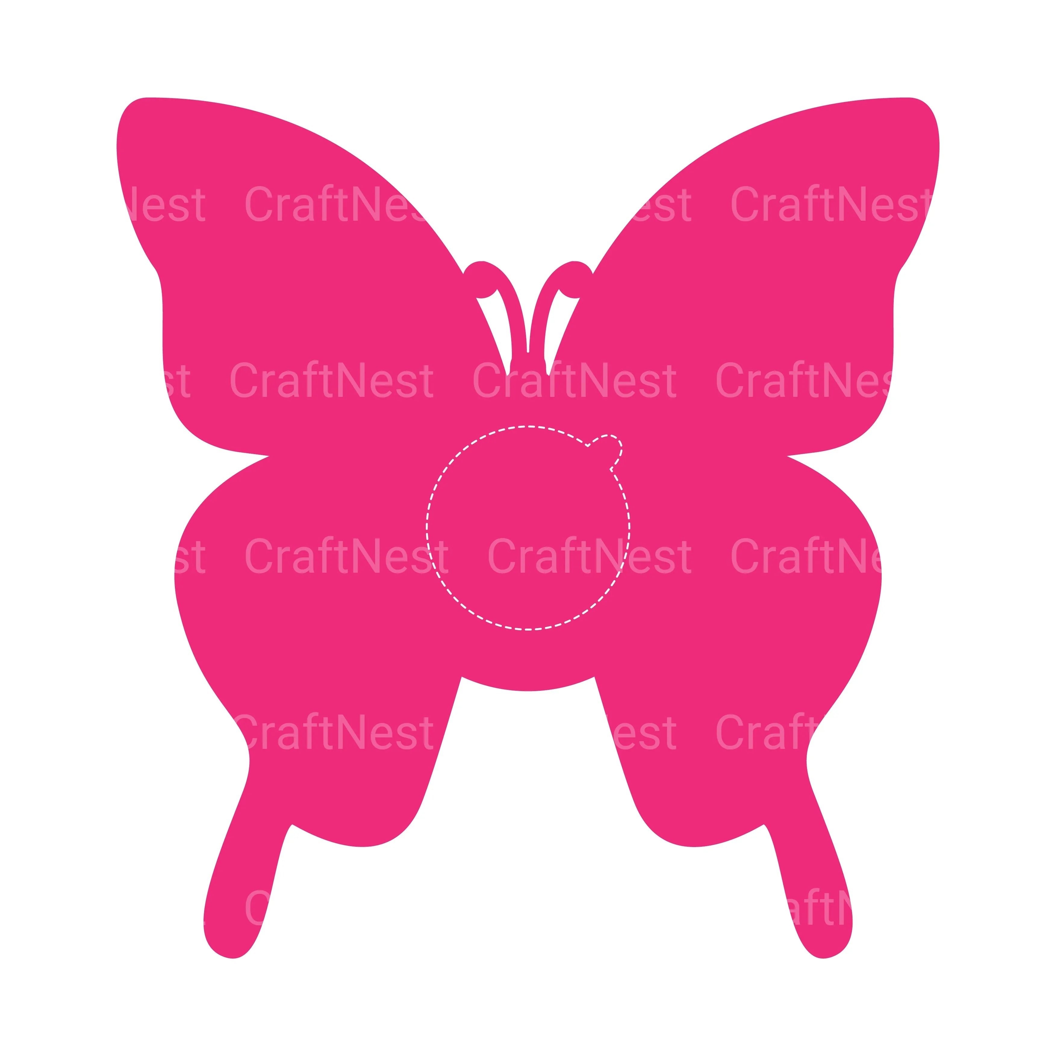 Butterfly Candy Holder SVG Bundle Clipart - CraftNest - Digital Crafting and Art