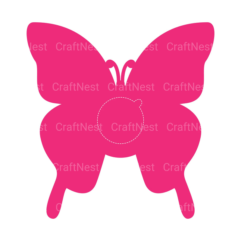 Butterfly Candy Holder SVG Bundle Clipart - CraftNest - Digital Crafting and Art