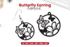 Butterfly Earring Laser Cut SVG Bundle