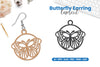 Butterfly Earring Lasercut SVG Clipart Bundle