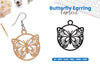 Butterfly Earring Lasercut SVG Clipart Bundle