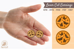 Butterfly Earrings Laser Cut SVG Bundle - CraftNest - Digital Crafting and Art