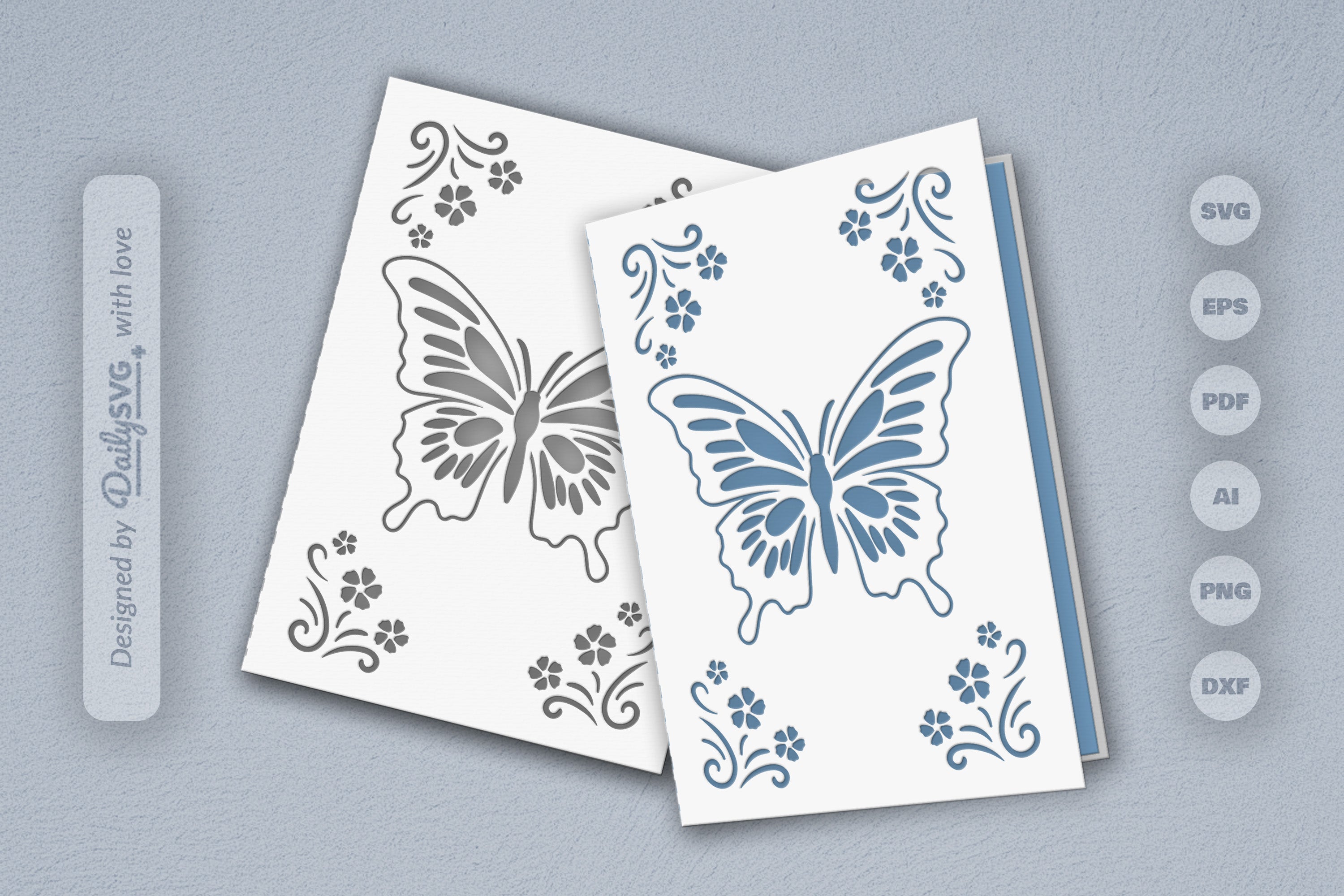 Butterfly Floral SVG Bundle Collection 1