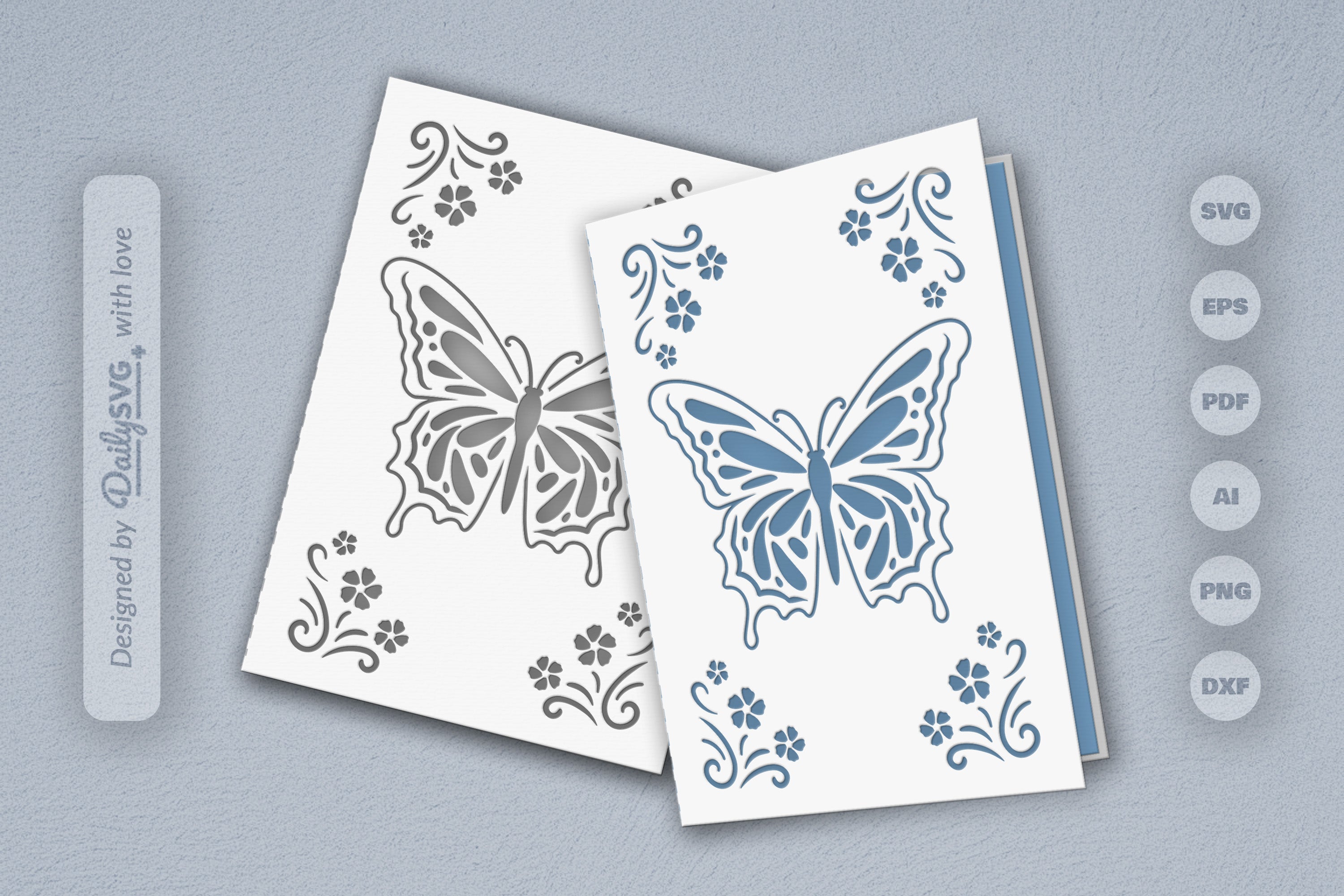 Butterfly Floral SVG Bundle 1