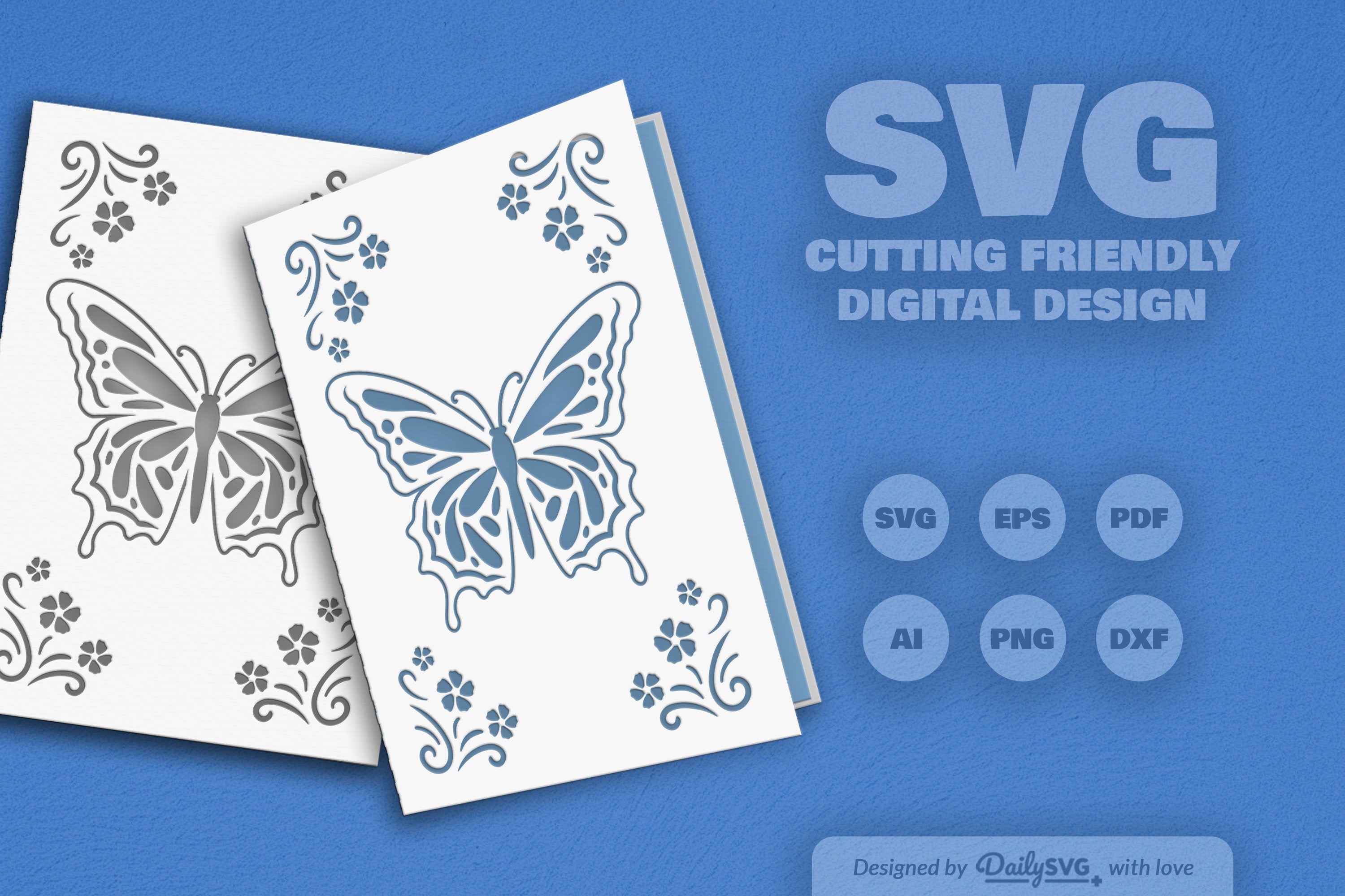 Butterfly Floral SVG Bundle 1