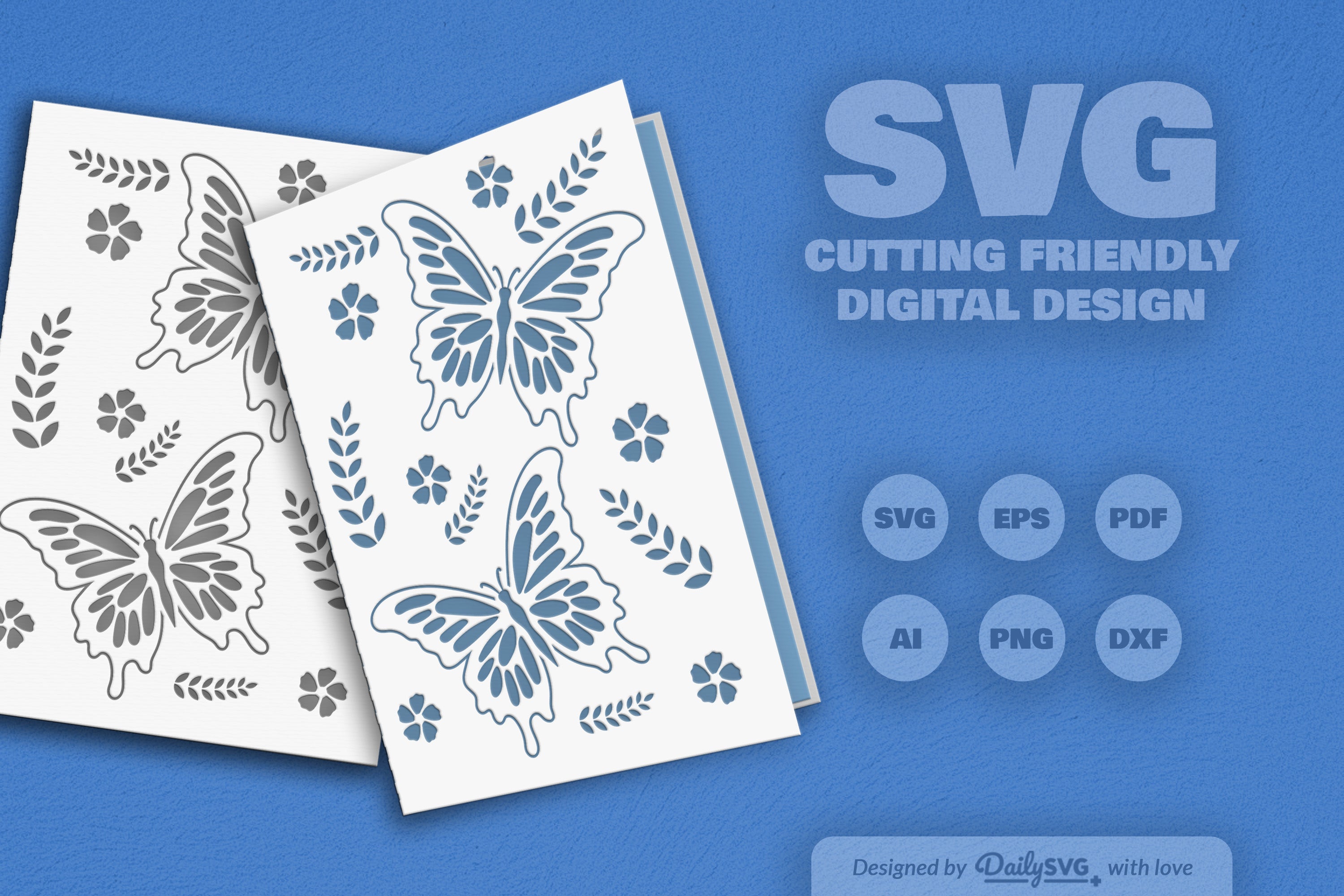 Butterfly Folk Art SVG Bundle 6