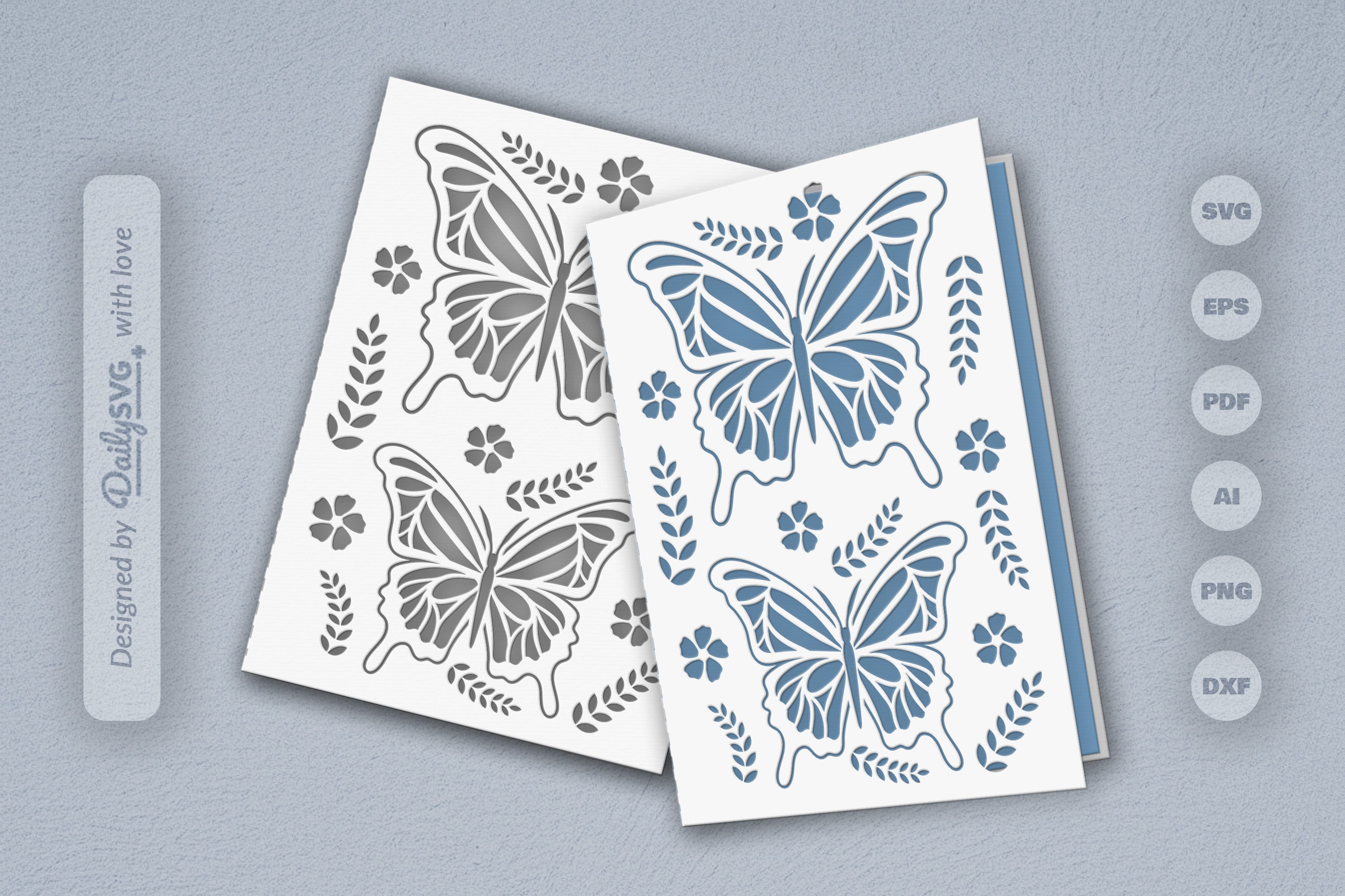 Butterfly Folk Art SVG Bundle 8