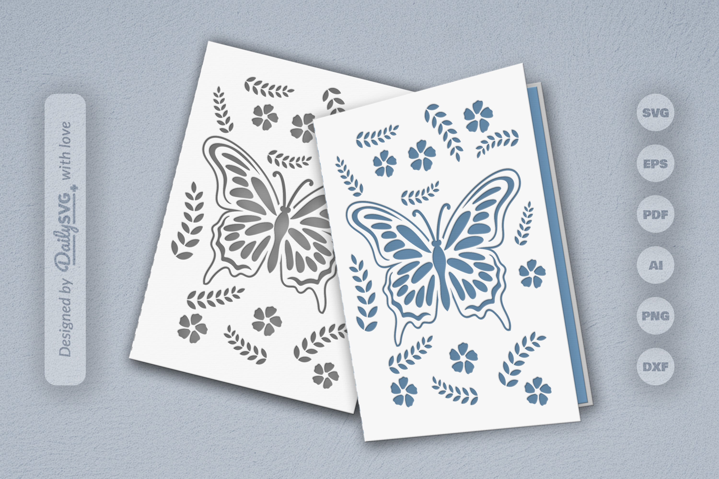 Butterfly Folk Art SVG Bundle  11