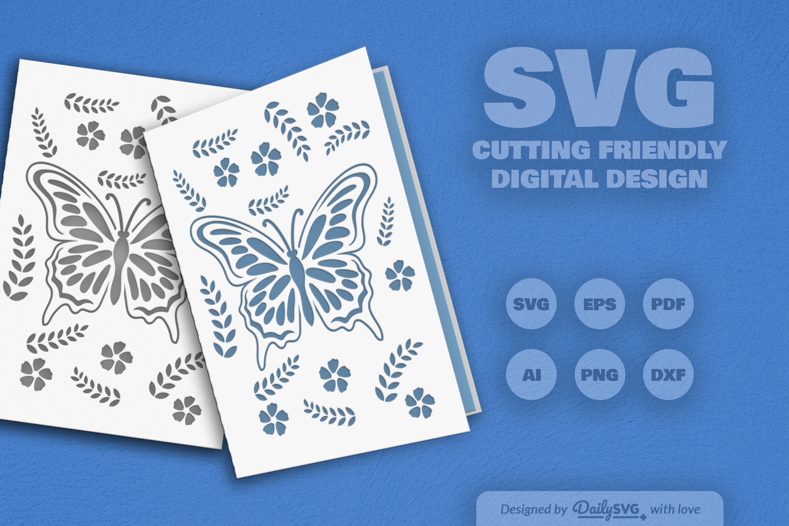 Butterfly Folk Art SVG Bundle  11