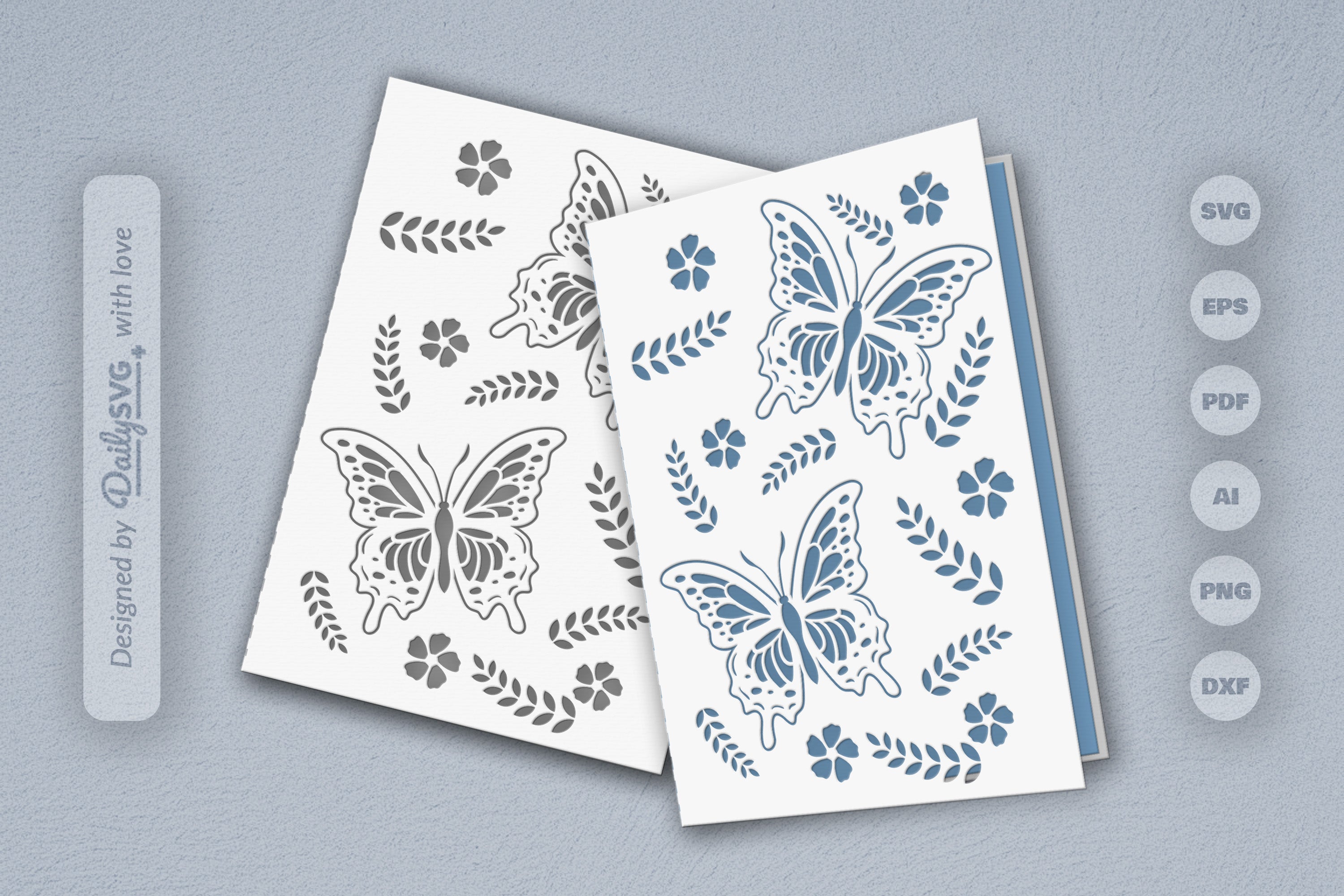 Butterfly Folk Art SVG Bundle 7