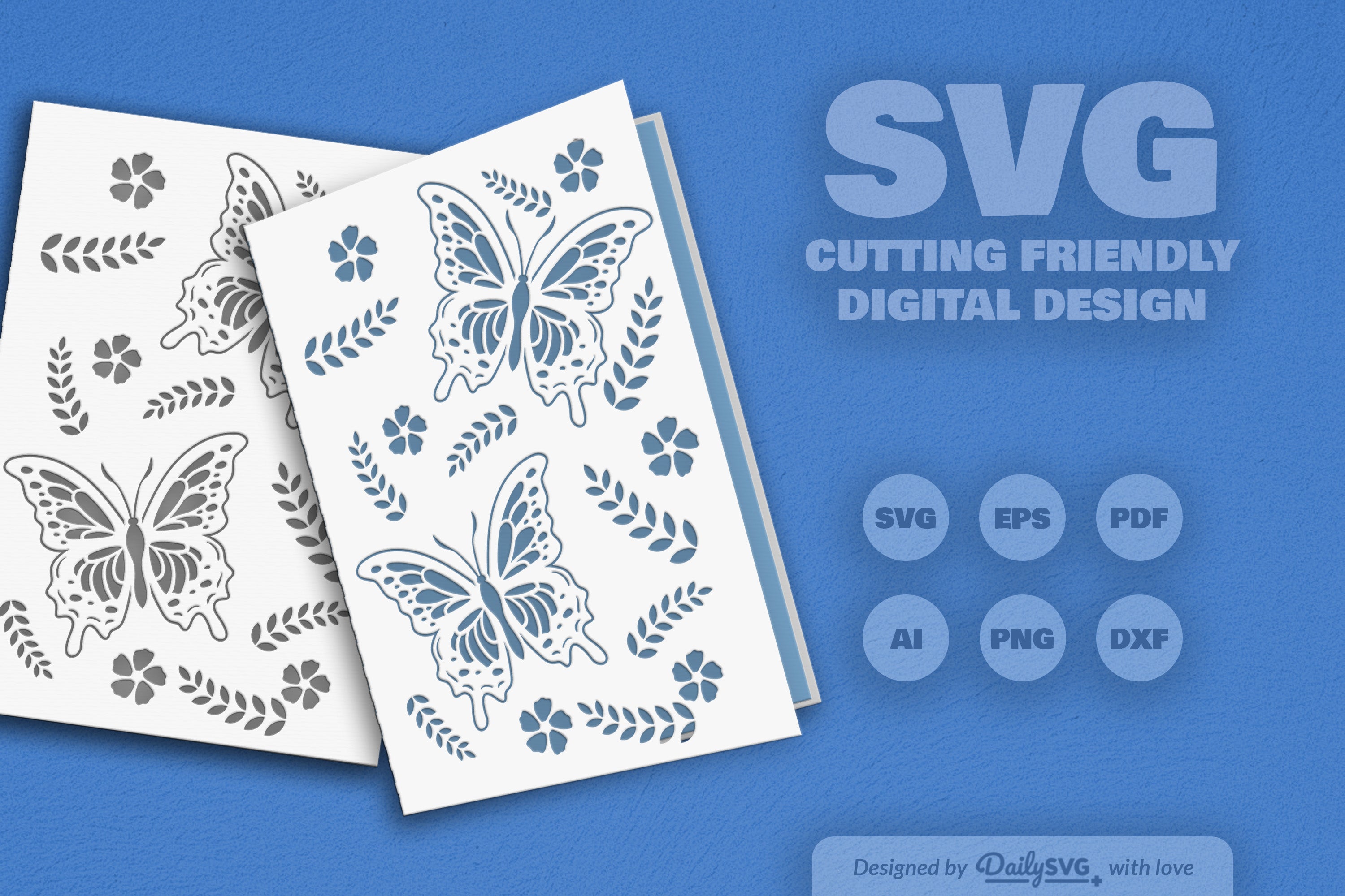 Butterfly Folk Art SVG Bundle 7