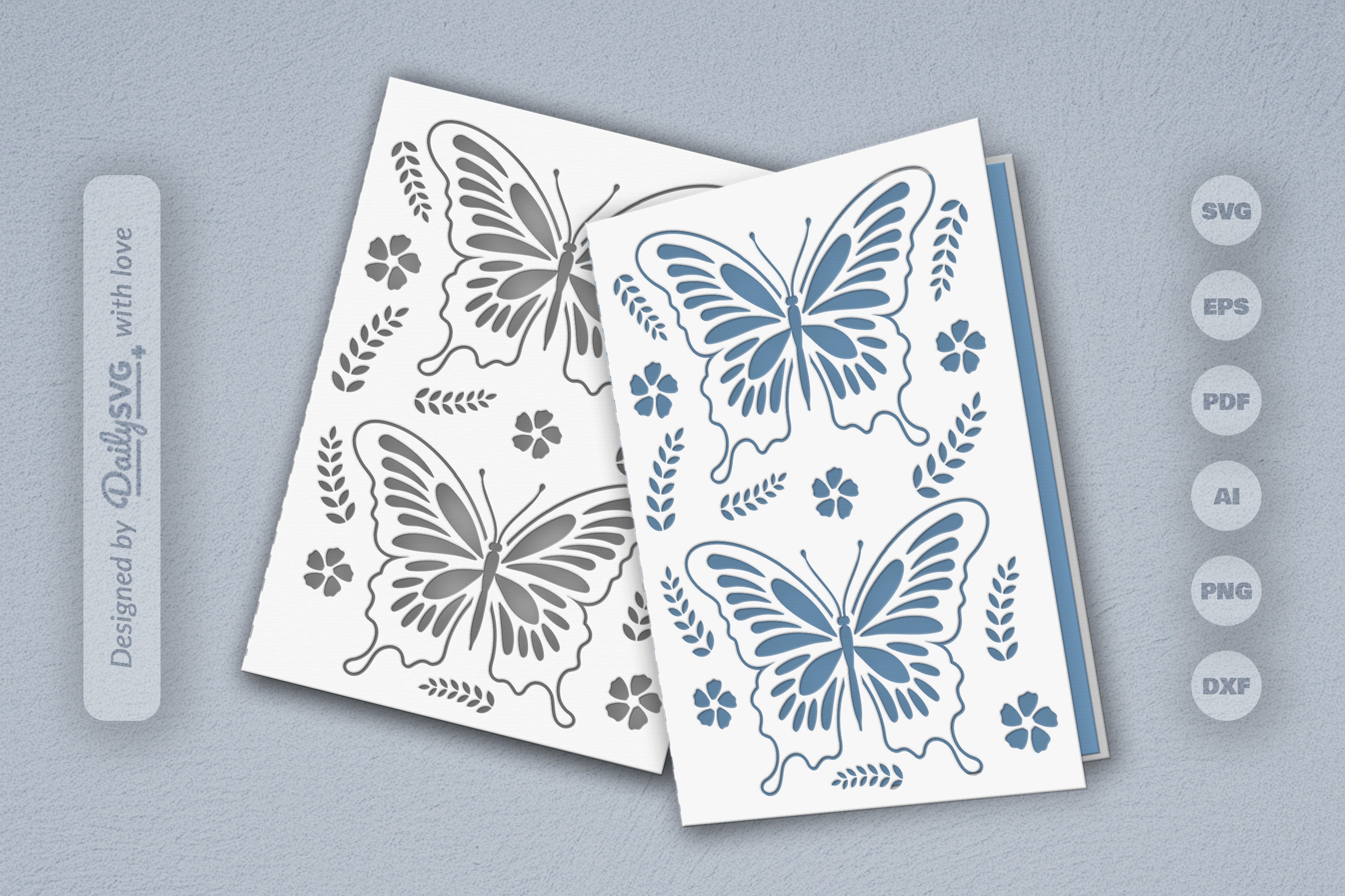 Butterfly Folk Art SVG Bundle 4