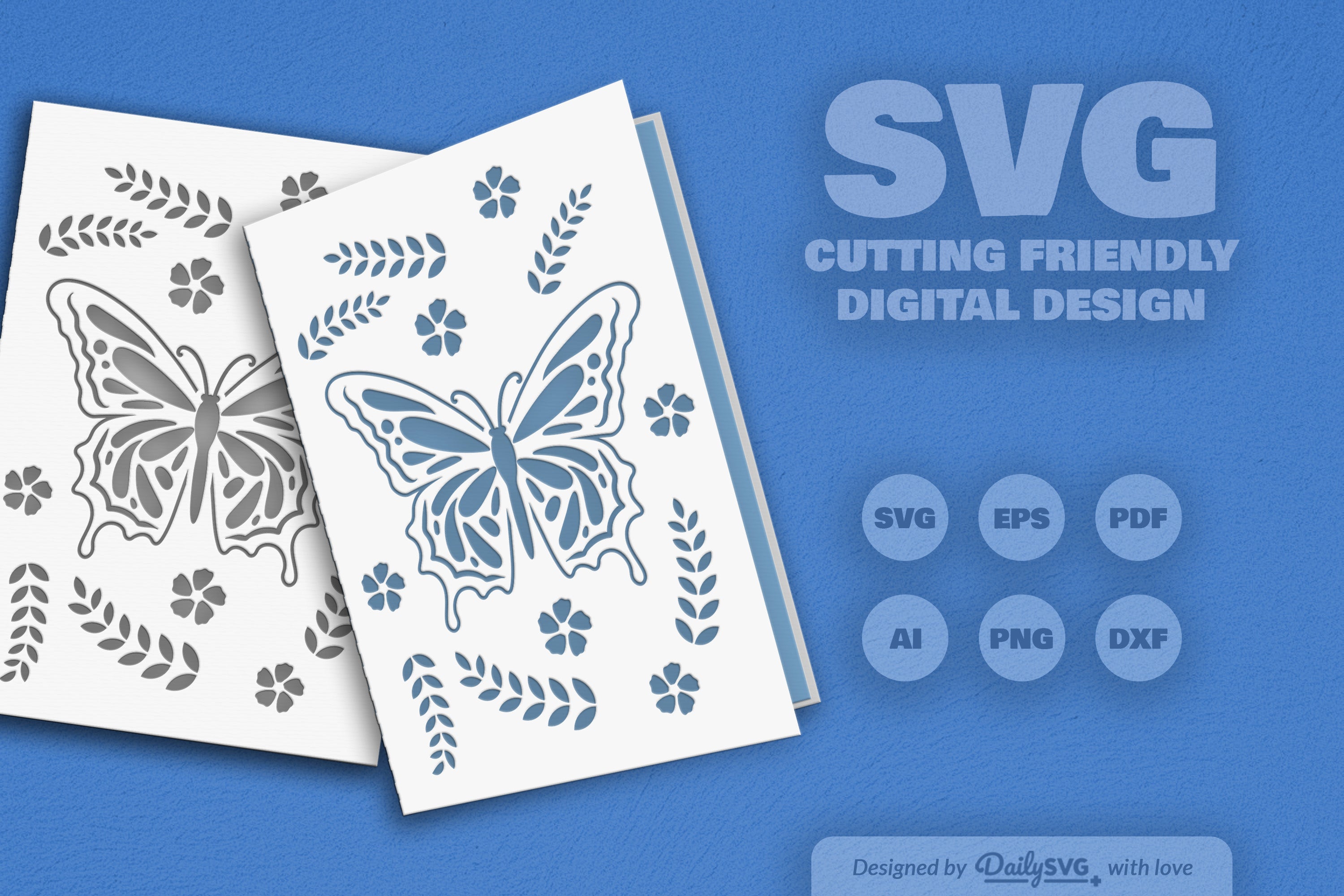 Butterfly Folk Art SVG Bundle 1