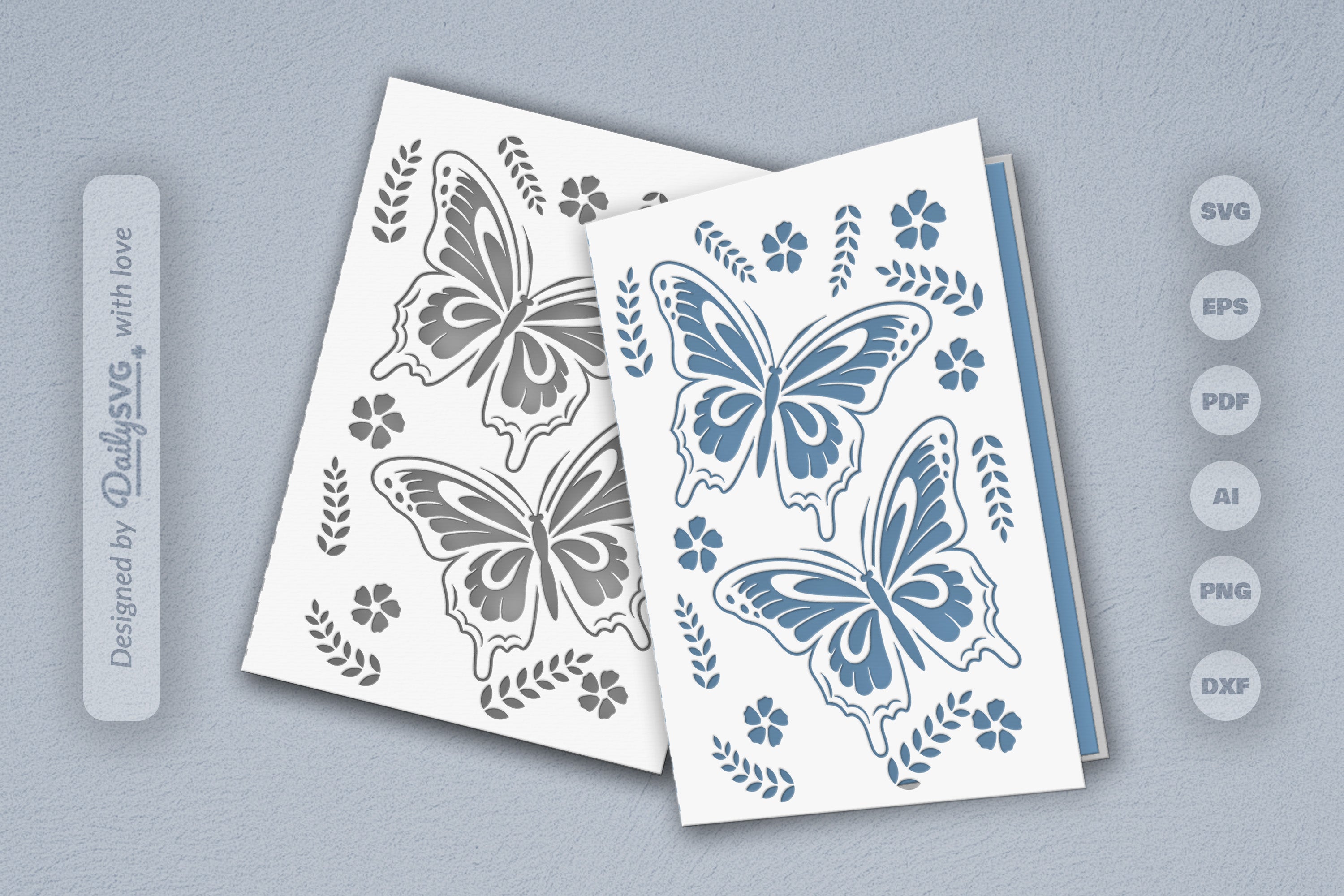 Butterfly Folk Art SVG Bundle 5