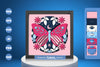 Butterfly Folk Art Papercut Square SVG Bundle