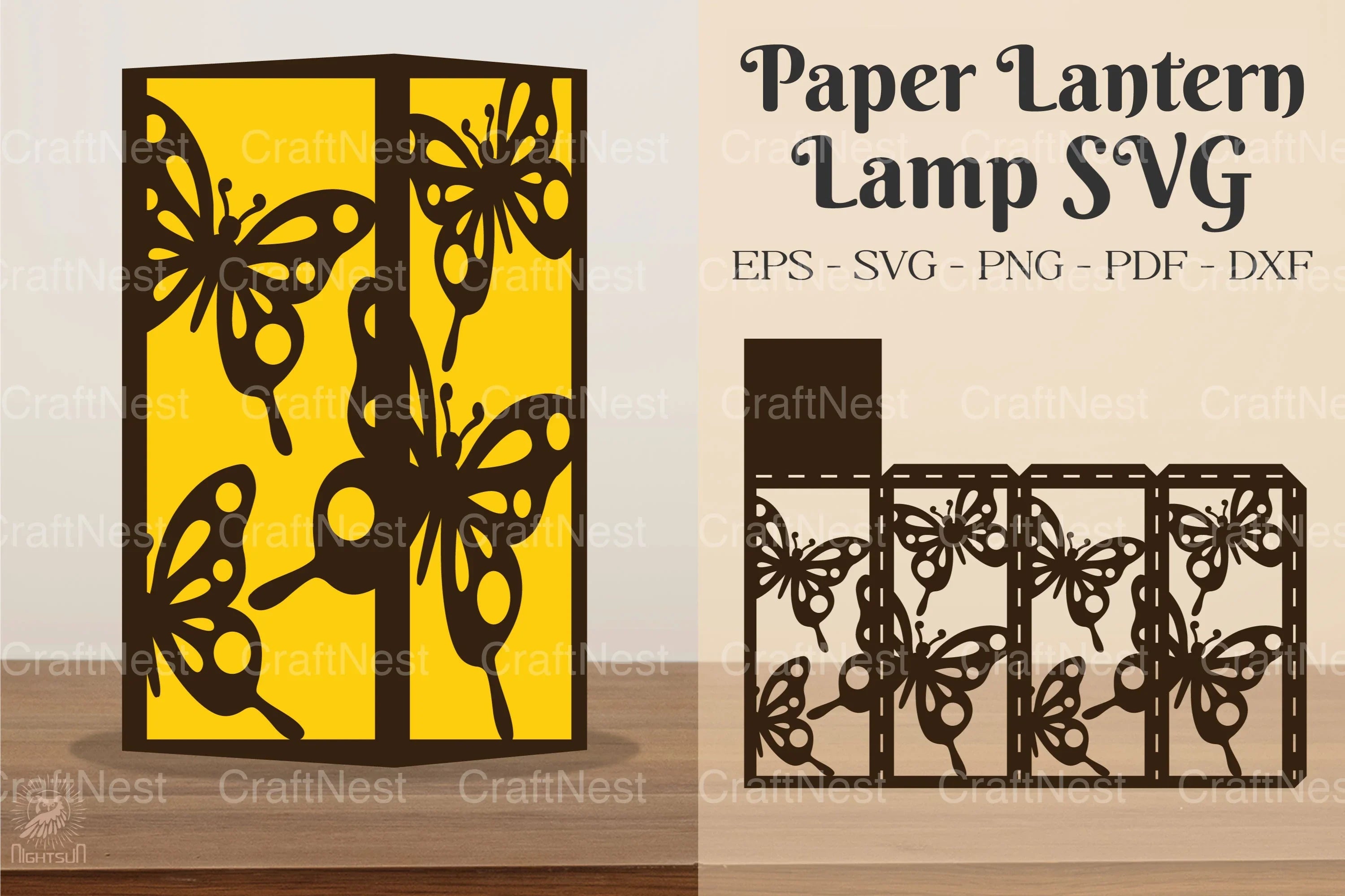 Butterfly Lamp Clipart Bundle - CraftNest - Digital Crafting and Art