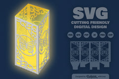 Butterfly Lantern Paper Cut Clipart - Daily SVG Bundles - CraftNest - Digital Crafting and Art