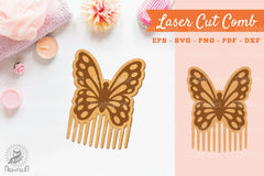 Butterfly Laser Cut Comb Clipart Bundle - CraftNest - Digital Crafting and Art