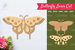 Butterfly Laser Cut Decoration Clipart Bundle - CraftNest - Digital Crafting and Art