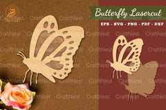 Butterfly Laser Cut Decoration Clipart Bundle - CraftNest - Digital Crafting and Art