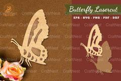 Butterfly Laser Cut Decoration Clipart Bundle - CraftNest - Digital Crafting and Art
