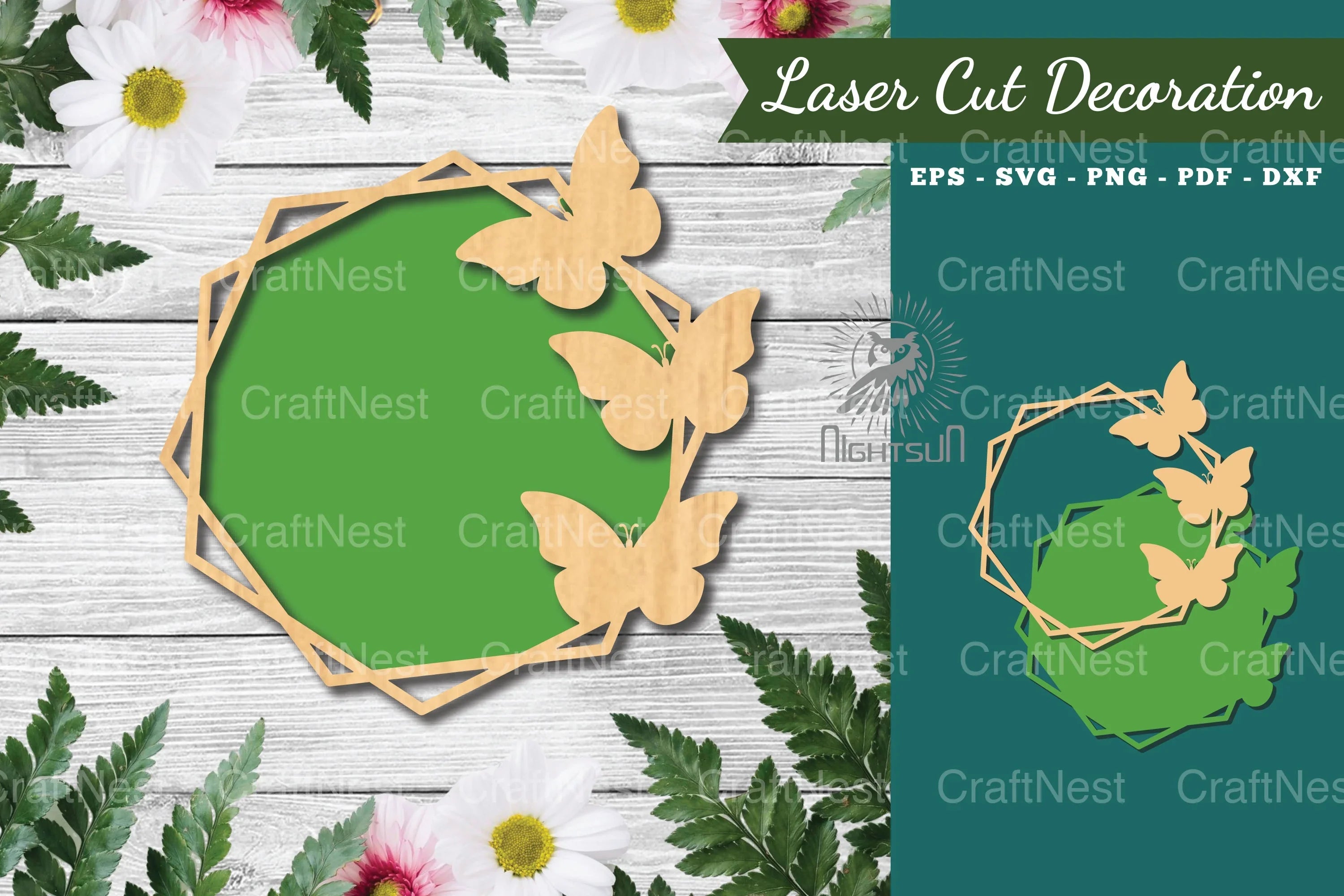 Butterfly Laser Cut Sign Clipart Bundle - CraftNest - Digital Crafting and Art