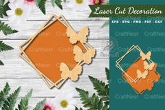 Butterfly Laser Cut Sign Clipart Bundle - CraftNest - Digital Crafting and Art
