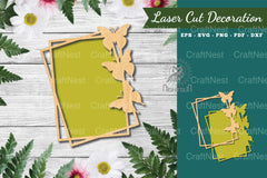 Butterfly Laser Cut Sign Clipart Bundle - CraftNest - Digital Crafting and Art