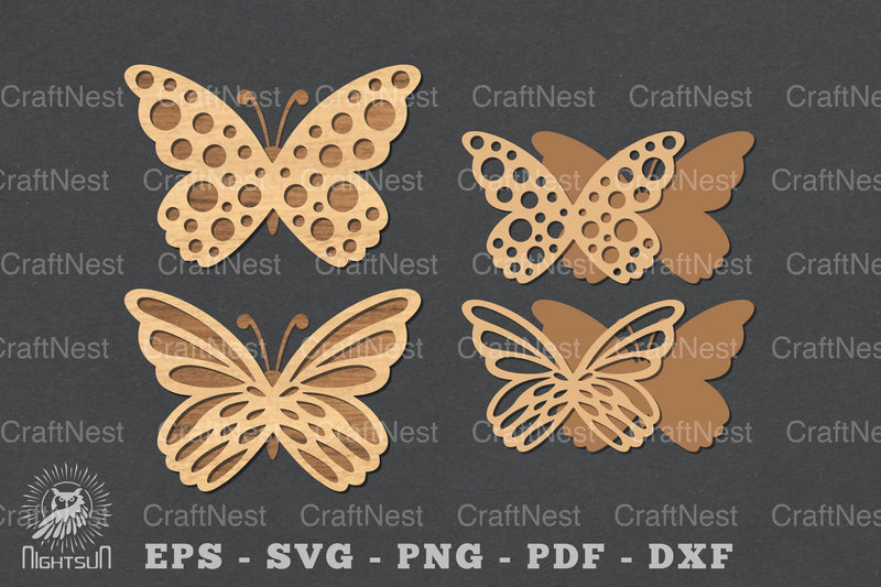 Butterfly Laser Cut Bookmarks Bundle - CraftNest - Digital Crafting and Art
