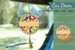Butterfly Laser Cut Car Decoration Clipart Bundle - CraftNest - Digital Crafting and Art