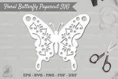 Butterfly Mandala Papercut SVG Bundle - CraftNest - Digital Crafting and Art