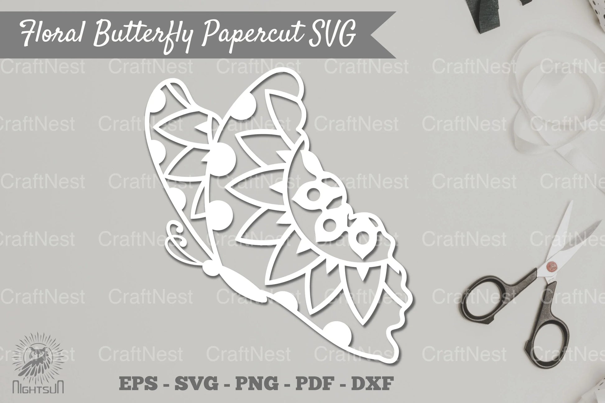 Butterfly Mandala Papercut Clipart Bundle - CraftNest - Digital Crafting and Art