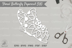 Butterfly Mandala Papercut Clipart Bundle - CraftNest - Digital Crafting and Art