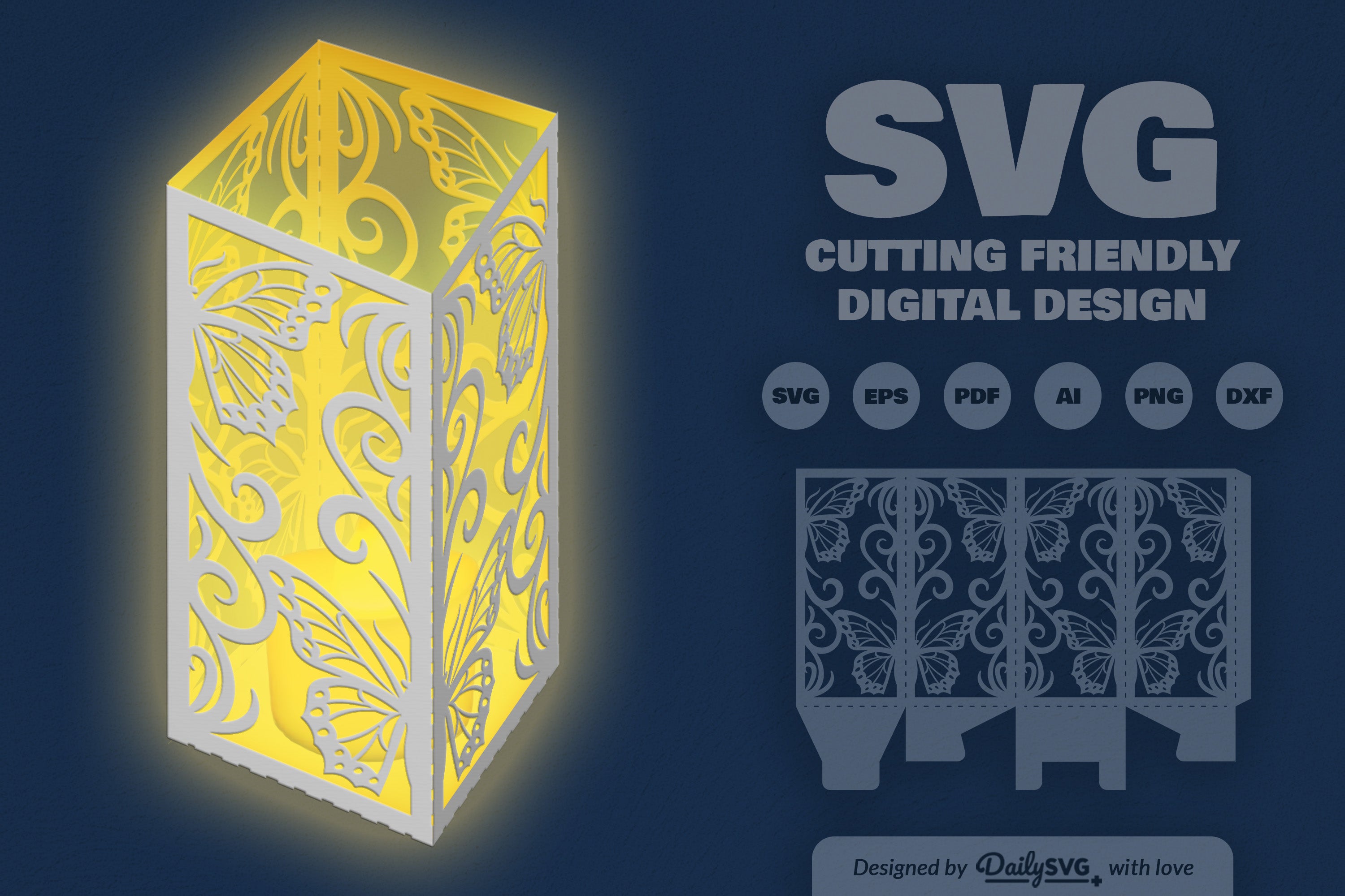 Butterfly Ornament Cut SVG Bundle 4