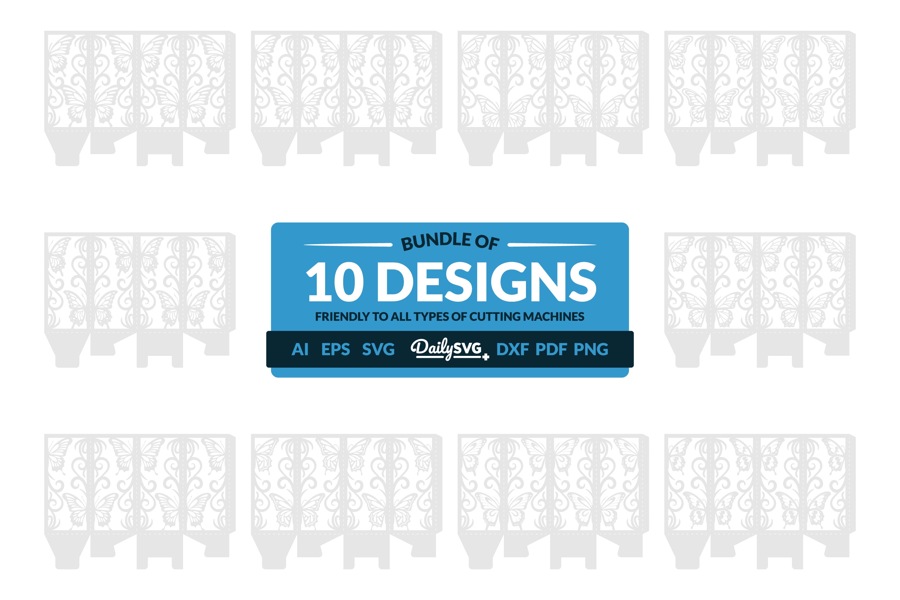 Butterfly Ornament Lantern Paper Cut Clipart