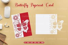 Butterfly Papercut Card SVG Bundle - CraftNest - Digital Crafting and Art