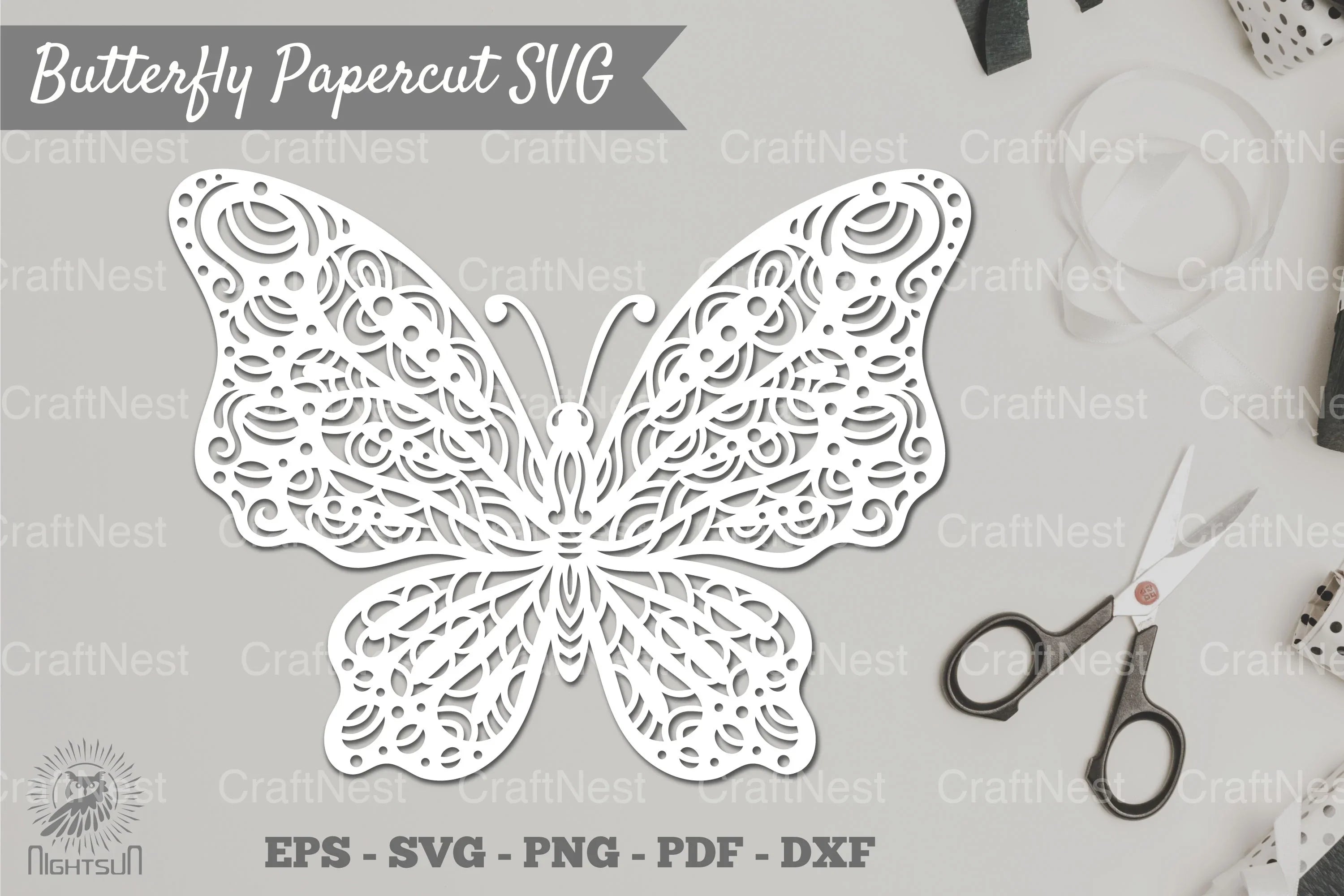 Butterfly Papercut SVG Bundle - CraftNest - Digital Crafting and Art