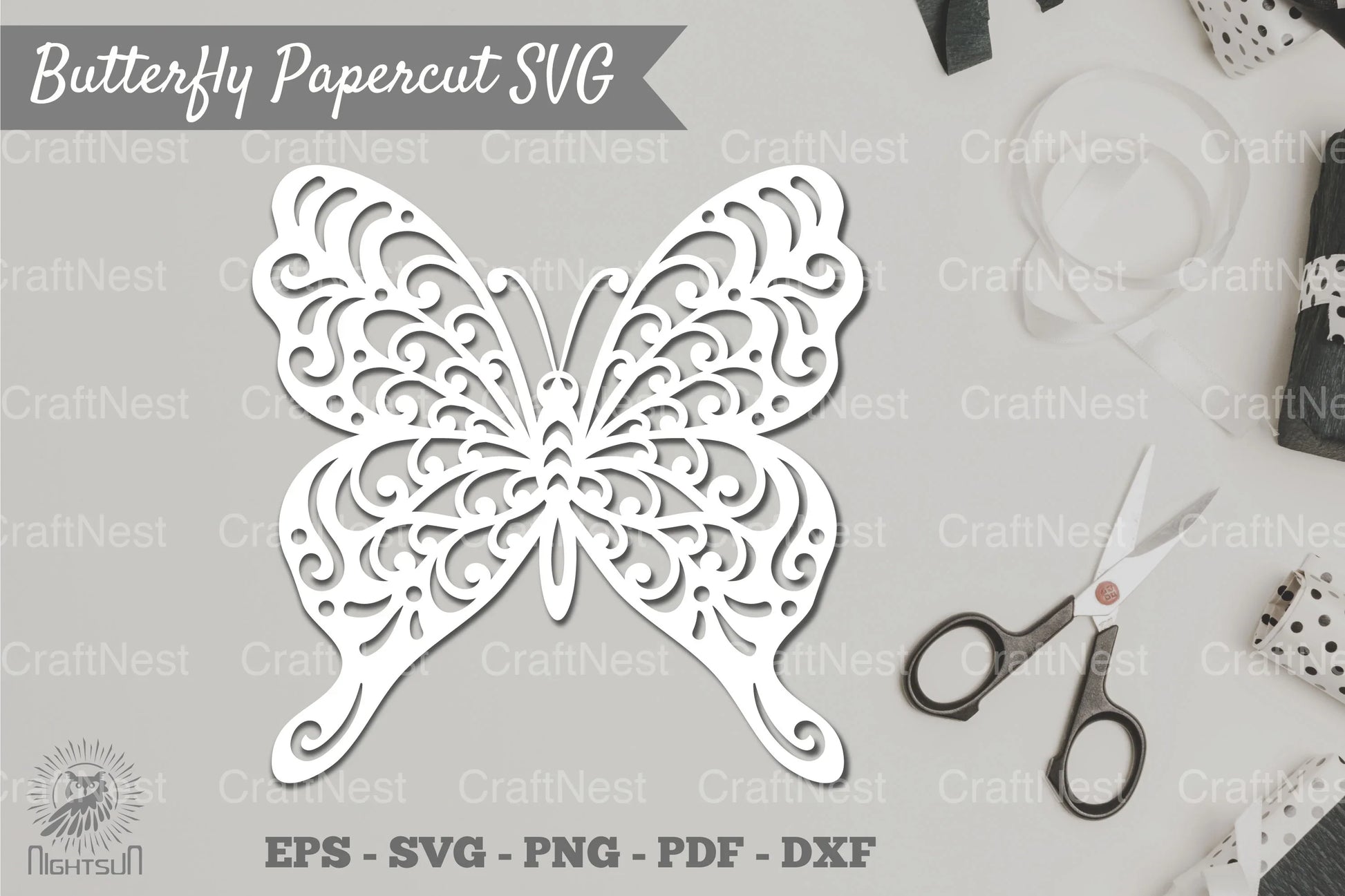 Butterfly Papercut SVG Bundle - CraftNest - Digital Crafting and Art
