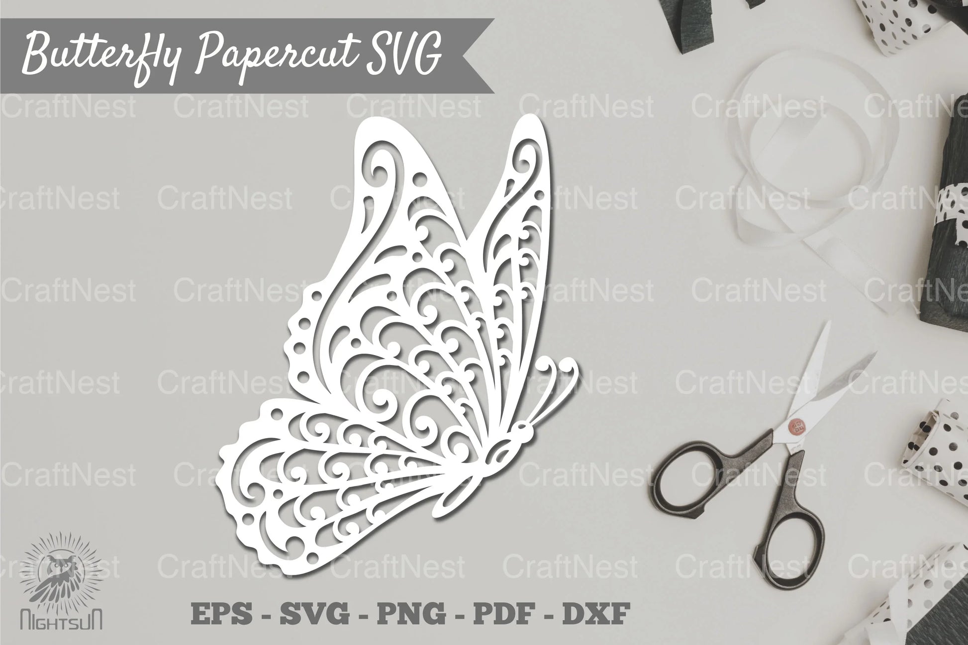 Butterfly Papercut SVG Bundle - CraftNest - Digital Crafting and Art
