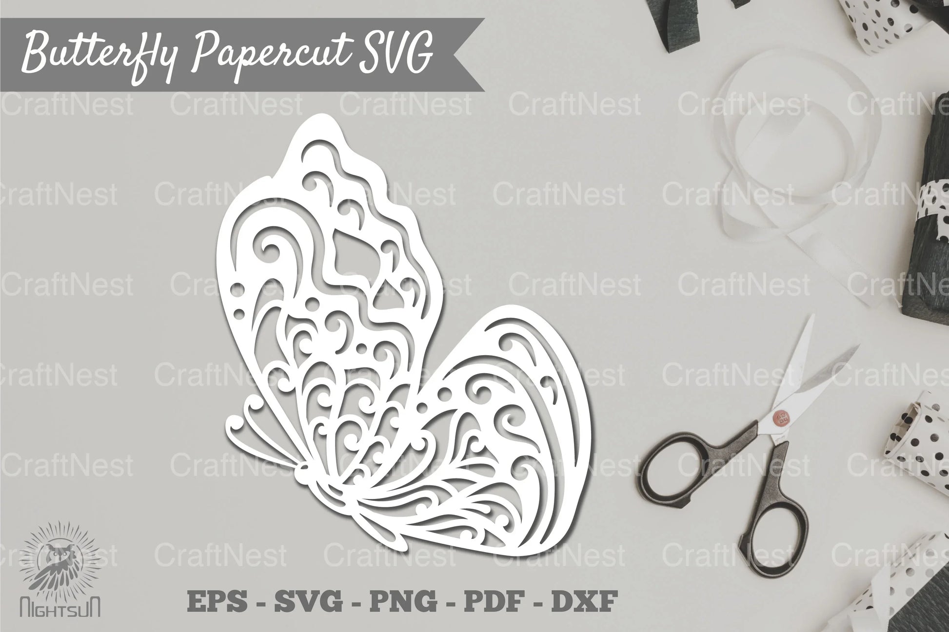 Butterfly Papercut SVG Bundle - CraftNest - Digital Crafting and Art