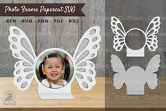 Butterfly Photo Frame Papercut SVG Bundle - CraftNest - Digital Crafting and Art