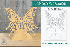 Butterfly Printable Cut Template Clipart Bundle - CraftNest - Digital Crafting and Art