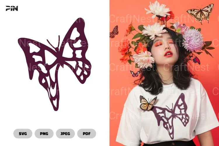 Butterfly SVG Bundle - CraftNest - Digital Crafting and Art