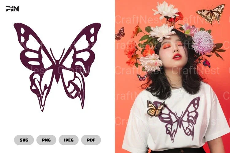 Butterfly SVG Bundle - CraftNest - Digital Crafting and Art